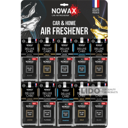 Планшет MIX №1 ароматизаторів целюлозних Nowax серія Delux Card