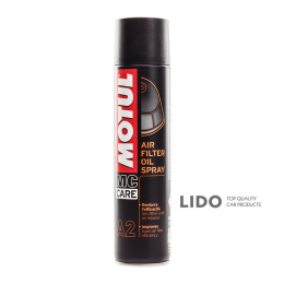 Средство по уходу за поролоновыми фильтрами мотоциклов Motul A2 Air Filter Oil Spray 400мл 10298