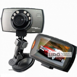 Відеореєстратор Pro G30B DVR 2.7 LCD HD 1080P + нічне бачення + мікрофон + автовключение + виявлення руху, чорний