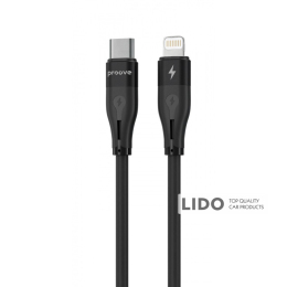 Кабель Proove Soft Silicone Type-C to Lightning 27W (1m) чорний