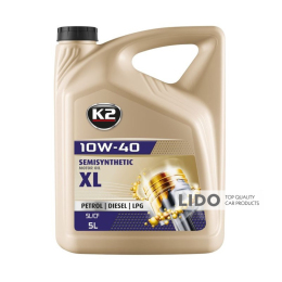 Масло моторное K2 Semisynthetic XL SL/CF 10W-40 5л
