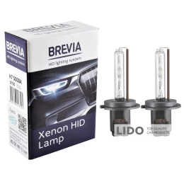 Ксеноновая лампа Brevia H7 5000K, 85V, 35W PX26d KET, 2шт