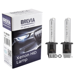 Ксеноновая лампа Brevia H1 6000K, 85V, 35W P14.5s KET, 2шт