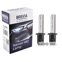 Ксенонова лампа Brevia H1 4300K, 85V, 35W P14.5s KET, 2шт