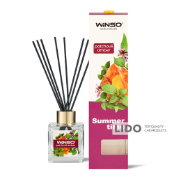 Аромадиффузор с палочками Winso Summer Time - Patchouli Amber 150мл