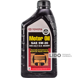 Моторное масло TOYOTA Motor Oil 5W-20 1qt (946 мл)