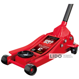 Домкрат гідравлічний підкатний GTM T830018 3т 85-455мм низькопрофільний