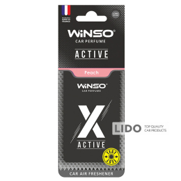 Освіжувач повітря Winso X Active целюлозний ароматизатор Peach
