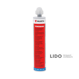 Клей для кузова Wurth Powerbond двухкомпонентный 195мл