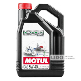 Моторное масло Motul LPG-CNG SAE 5W-40, 4л