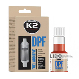 Очиститель сажевого фильтра (присадка в ДП) K2 DPF 50мл