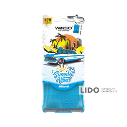 Ароматизатор полимерный Winso Summer Vibes - Miami