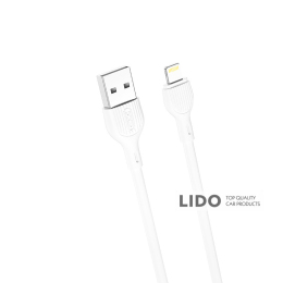 Кабель XO USB to Lightning 2,1А 2м білий