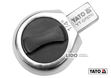Головка динамометрического ключа YaTo 9-12мм, квадрат 1/4