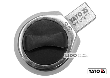 Головка динамометрического ключа YaTo 9-12мм, квадрат 3/8