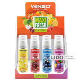 Ароматизатор Winso Maxi Fresh MIX №1, 75мл, 12шт