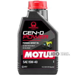 Моторное масло Motul Gen-D Power 15W40 для дизельных генераторов 1л 111238