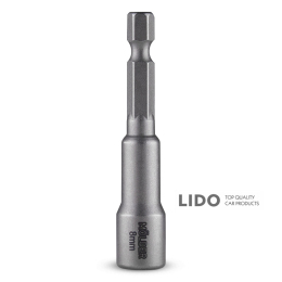 Біта магнітна Molder для покрівельних саморізів H8x65мм 1шт