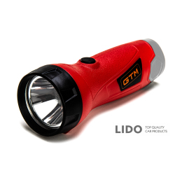 Фонарь аккумуляторный GTM FLC12/1 12В 1Вт без АКБ и ЗП