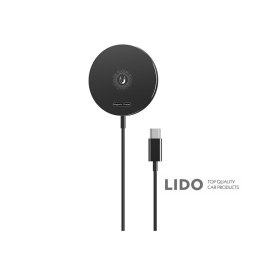 Бездротовий зарядний пристрій XO CX022 Magnetic Wireless Charger Type-C чорний