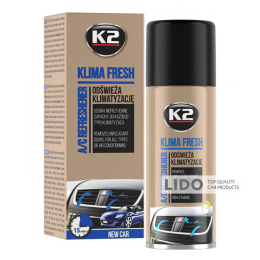 Очиститель кондиционера K2 Klima Fresh новый автомобиль, 150мл