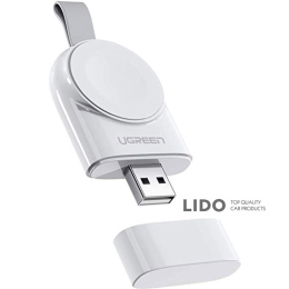 Бездротовий зарядний пристрій Ugreen CD144 для Apple Watch 5V/1A білий