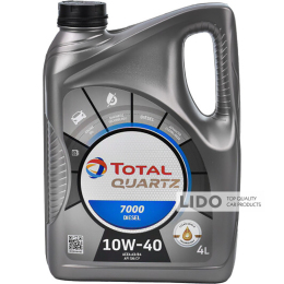 Моторне масло TOTAL QUARTZ DIESEL 7000 10W-40, 4L (x3)