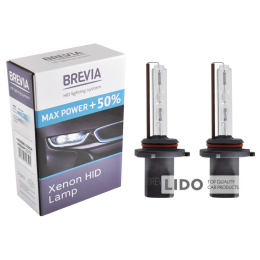 Ксеноновая лампа Brevia HB4 (9006) +50%, 5500K, 85V, 35W P22d KET, 2шт