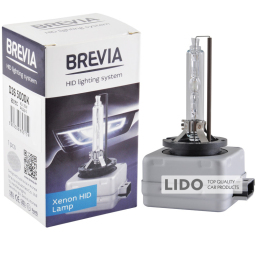 Ксеноновая лампа Brevia D3S 5000K, 42V, 35W PK32d-3, 1шт