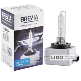 Ксеноновая лампа Brevia D1S, 6000K, 85V, 35W PK32d-2, 1шт