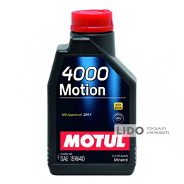 Моторное масло Motul Motion 4000 15W-40, 1л (102815)