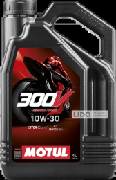 Моторное масло Motul 300V 4T Factory Line Road Racing 10W30 4л 112548