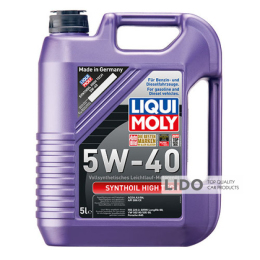 Моторное масло Liqui Moly Synthoil High Tech SAE 5W-40 5л