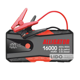 Пусковое устройство Alligator Jump Starter 400A/800A 16000mAh Уценка