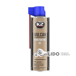 Смазка для болтов K2 Vulkan жидкая синтетическая прозрачная аэрозоль 500мл