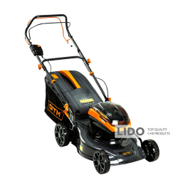 Газонокосарка акумуляторна GTM BLM48-SP самохідна 18В без АКБ і ЗП
