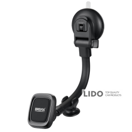 Держатель телефона автомобильный Brevia FlexArm+ MagHold с присоской, гибкий 264мм, 4 магнита, черный