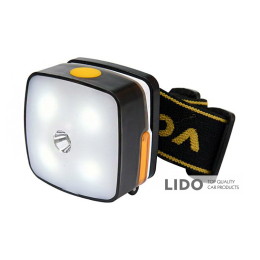 Ліхтар на чоло світлодіодний Vorel акумуляторний 3Вт Li-Ion 3,7В 0,85A×Год 3 режими 130+160lm