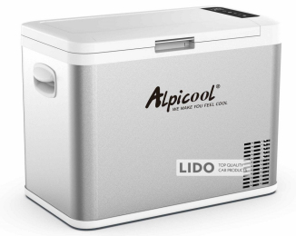 Компресорний автохолодильник Alpicool МК35 (35 л) - Охолодження до -20℃. Живлення 12, 24, 220 Вольт
