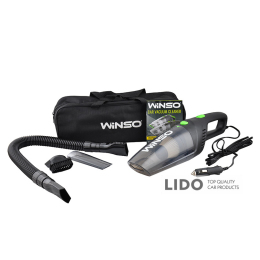 Автомобильный пылесос от прикуривателя Winso 110Вт, 5,2кПа, черный 250200