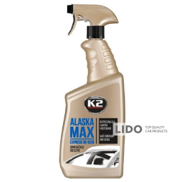 Размораживатель для окон -60°C (жидкость, с распылителем) K2 ALASKA MAX, 700мл