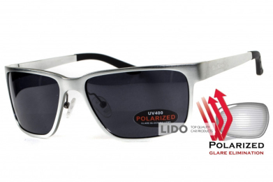 Окуляри поляризаційні BluWater Alumination-2 Silver сірі