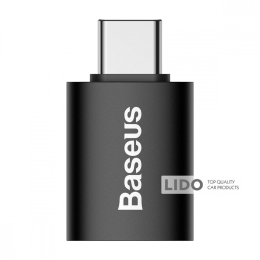 Перехідник Baseus Ingenuity Mini OTG USB 3.1 to Type-C чорний