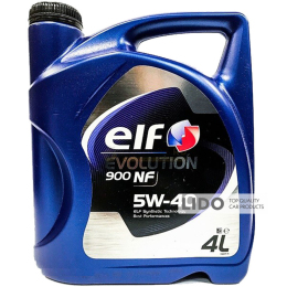 Моторное масло Elf EVOLUTION 900 NF 5W-40 4л