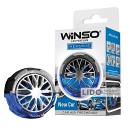 Освежитель воздуха WINSO Merssus, на дефлектор с регулировкой интенсивности, 18мл., New Car,
