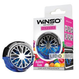 Освежитель воздуха WINSO Merssus, на дефлектор с регулировкой интенсивности, 18мл., Bubble Gum,