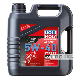 Моторное масло Liqui Moly Motorbike 4T Synth Street Race 5W-40 4л