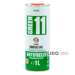 Антифриз Xado Antifreeze Green G11 зеленый концентрат 1л