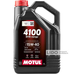 Моторное масло Motul 4100 Syn-nergy 15W40 4л 113150