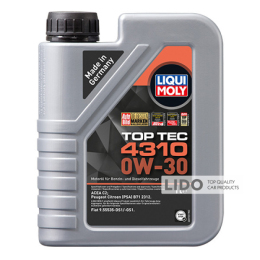 Моторне масло Liqui Moly Top Tec 4310 0W-30 1л